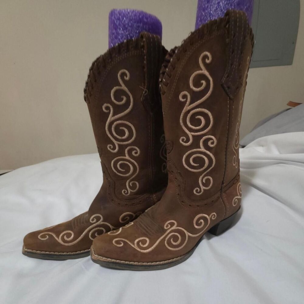 Ariat Women's Brown and Cream Boots